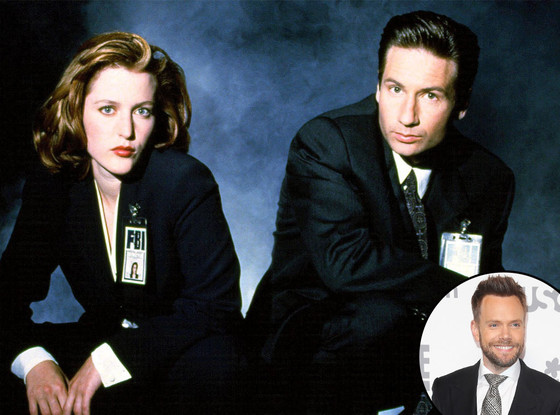 X-Files, David Duchovny, Gillian Anderson, Joel McHale X-Files, David Duchovny, Gillian Anderson, Joel McHale